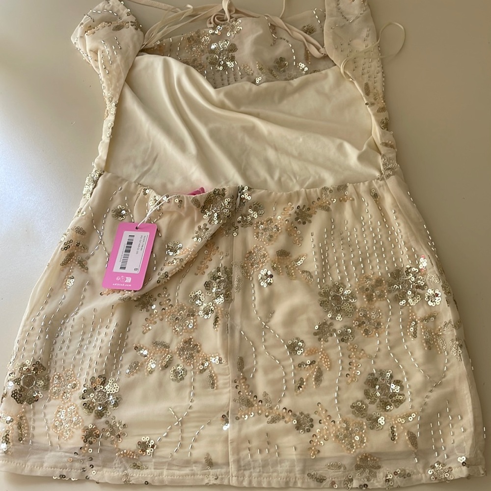 EDIKTED Beaded Two Piece Backless Mini Dress - Picture 7 of 8